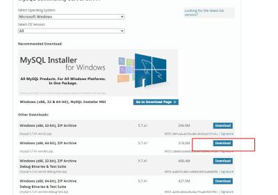 Windows系统上安装MySQL 5.7详细步骤