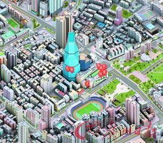 杭州城市地图“立体化”：e都市三维地图的应用与发展,杭州城市地图“立体化”：e都市三维地图的应用与发展,第3张