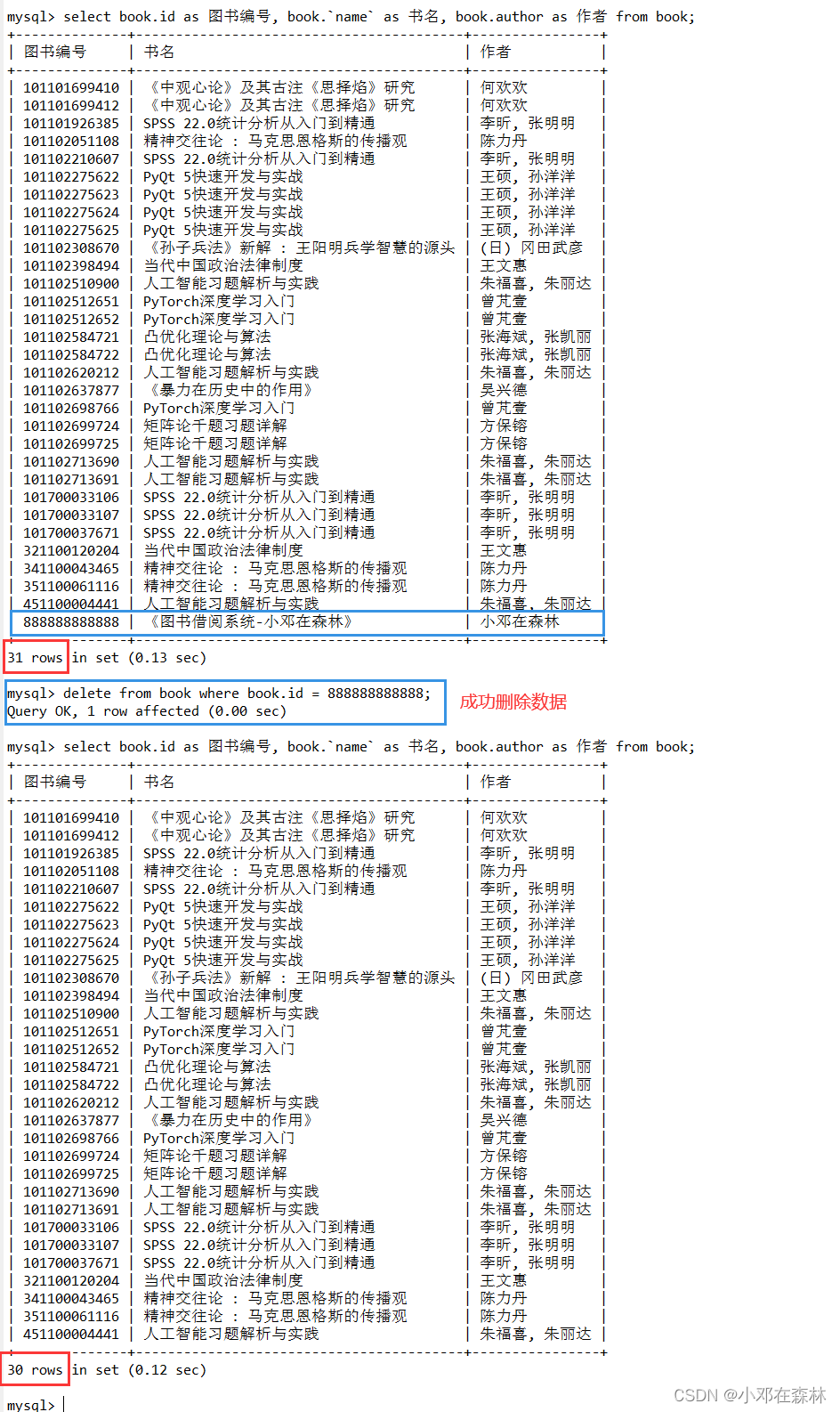 【数据库——MySQL（实战项目1）】（2）图书借阅系统——数据库测试、视图以及存储过程,在这里插入图片描述,第10张