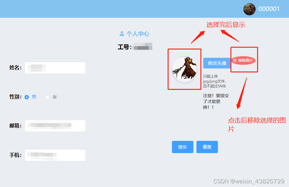 Spring boot + vue 实现图片（头像）的上传等操作,第3张