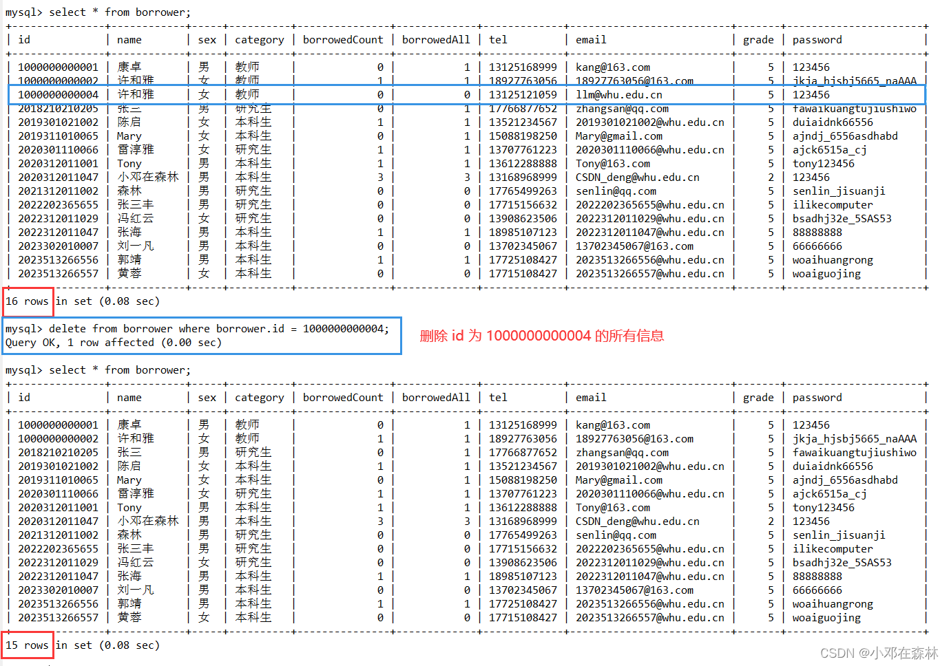 【数据库——MySQL（实战项目1）】（2）图书借阅系统——数据库测试、视图以及存储过程,在这里插入图片描述,第5张