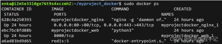 Python Django教程：使用docker-compose部署django + uwsgi + nginx +mysql + redis完整脚本,在这里插入图片描述,第2张