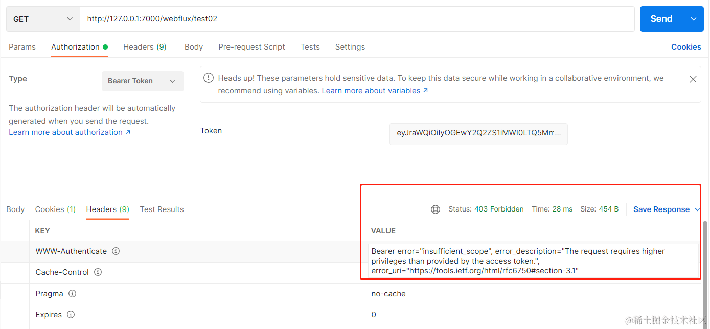 Spring Authorization Server入门 (十六) Spring Cloud Gateway对接认证服务,权限不足,第16张