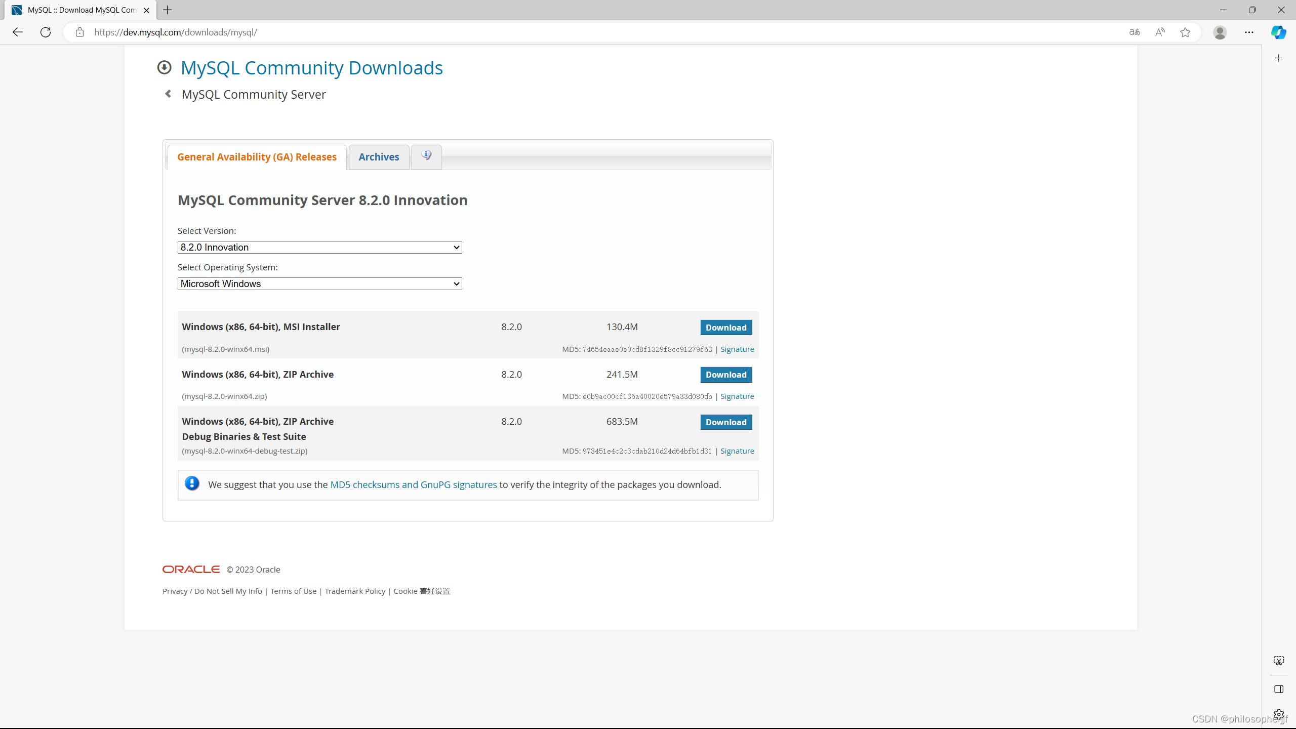 MySQL mysql-8.0.35-winx64 下载配置初始化安装打开登陆修改密码退出卸载设置远程连接,第5张