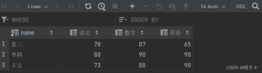 MySQL中的经典面试题——行转列（列转行）,第3张