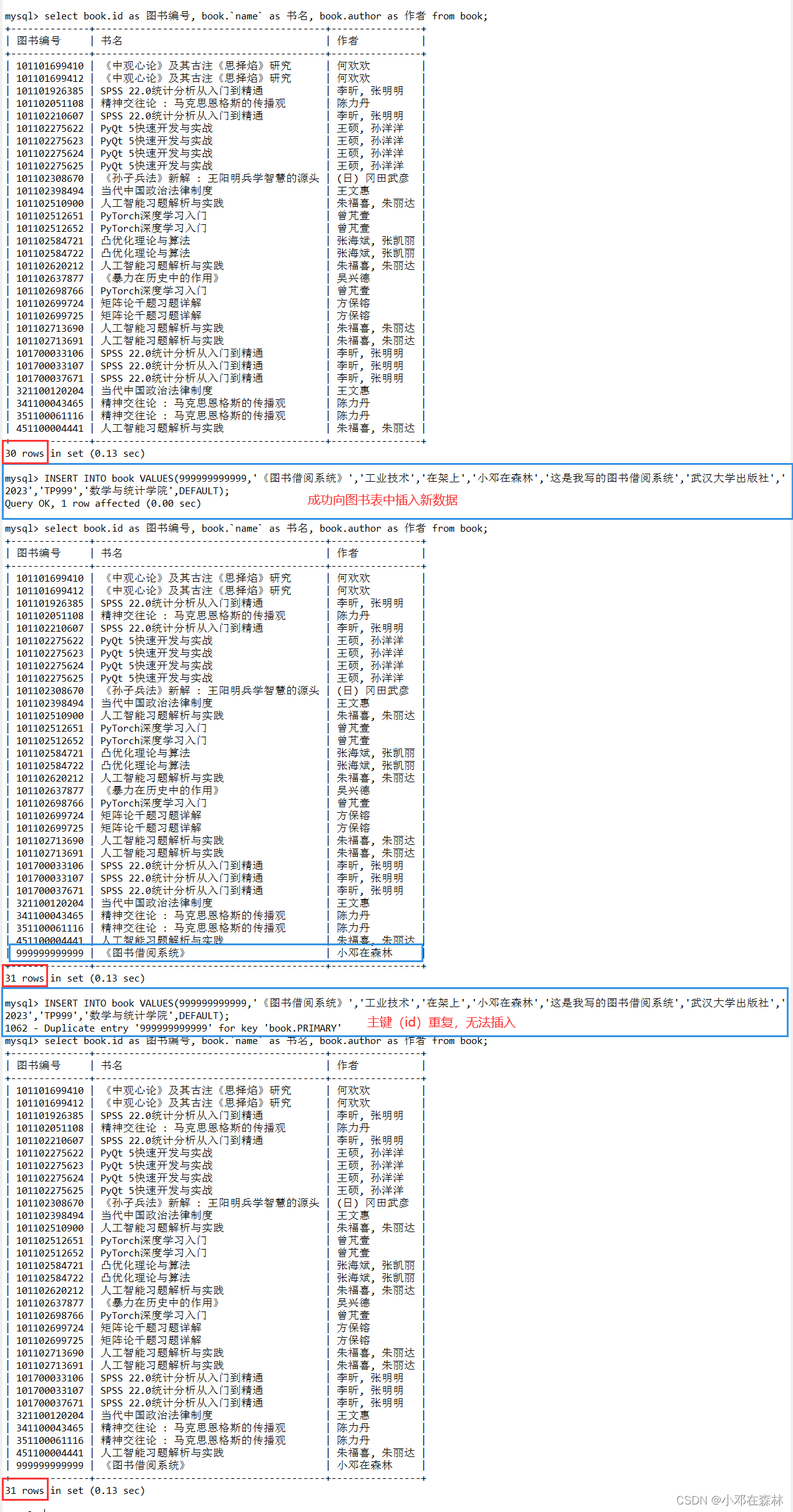 【数据库——MySQL（实战项目1）】（2）图书借阅系统——数据库测试、视图以及存储过程,在这里插入图片描述,第6张
