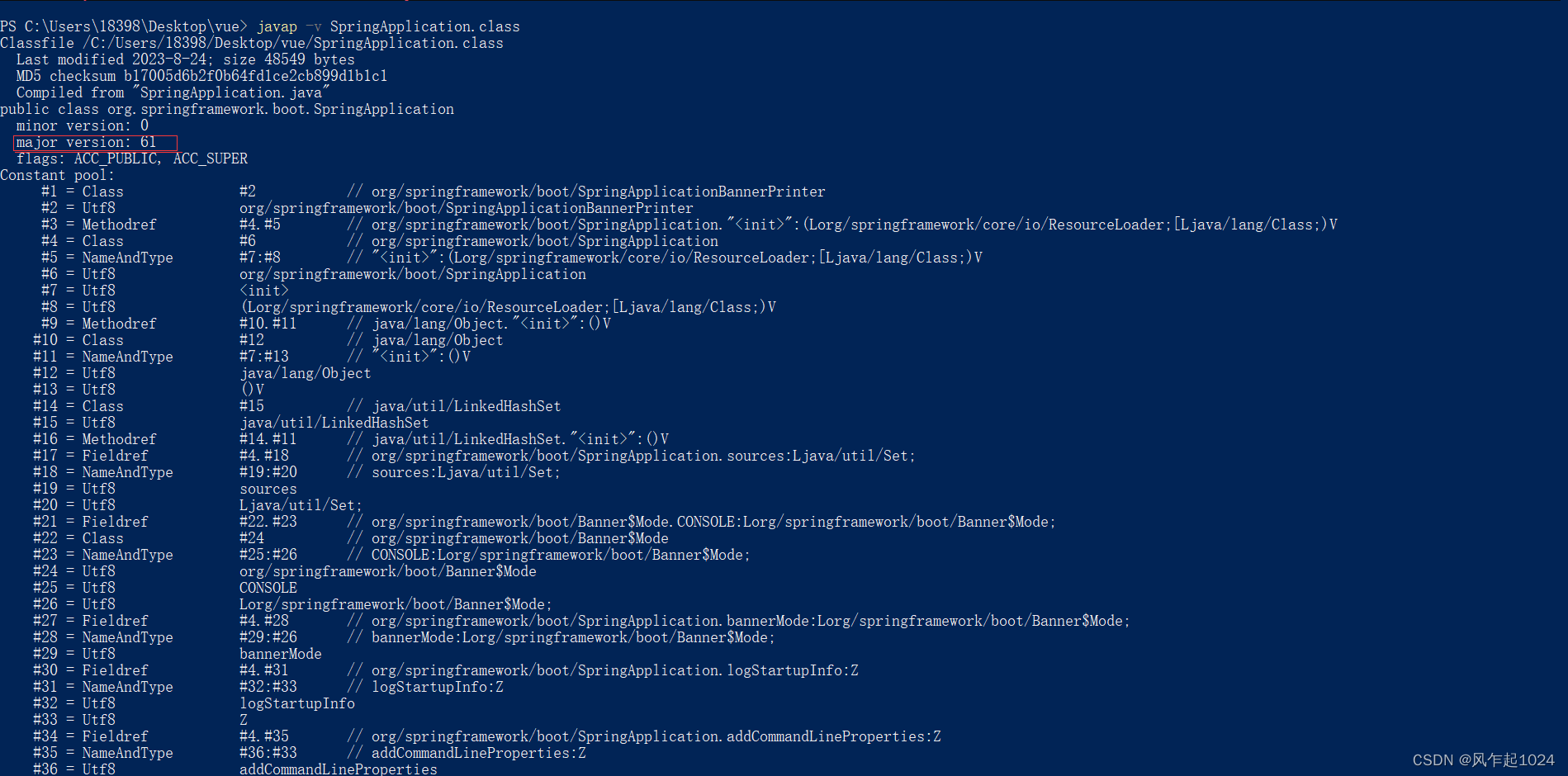 java: 无法访问org.springframework.boot.SpringApplication······类文件具有错误的版本 61.0, 应为 52.0。,在这里插入图片描述,第5张