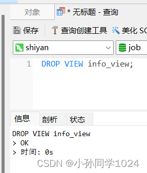 数据库系统原理及MySQL应用教程实验六视图创建与管理,第9张