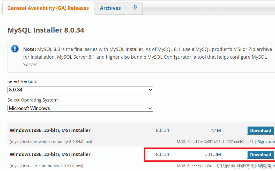 2023年MySQL-8.0.34保姆级安装教程,在这里插入图片描述,第3张