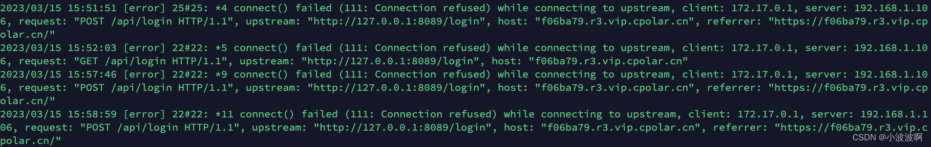 解决docker nginx 502错误 connect() failed (111: Connection refused) while connecting to upstream,第2张
