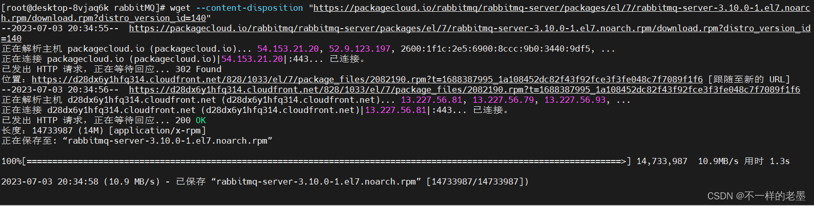 Linux安装RabbitMQ详细教程(最详细的图文教程）,在这里插入图片描述,第3张