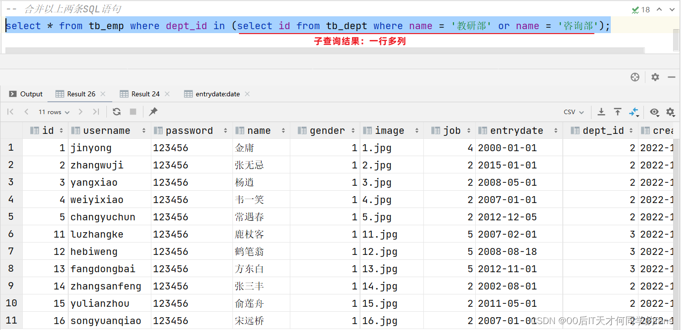 MySQL --- 多表查询 & 驱动表,第24张
