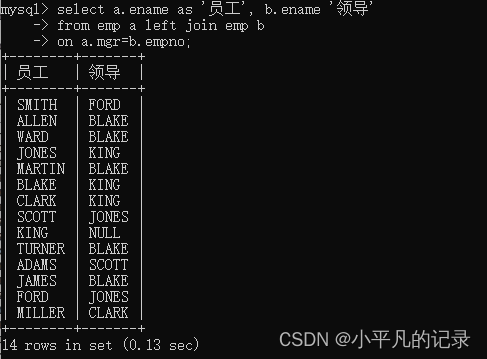 SQL——多表连接查询,第7张