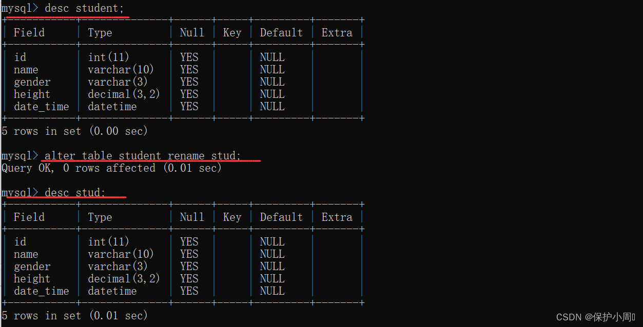 [MySQL]基本数据类型及表的基本操作,第9张