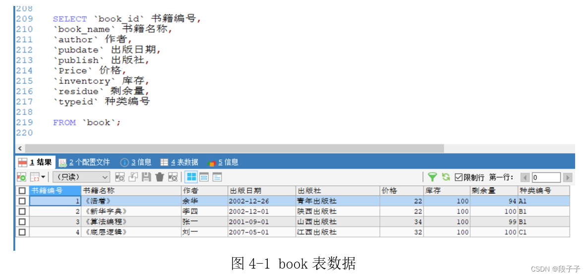 学校图书借阅管理系统(MySQL),在这里插入图片描述,第16张