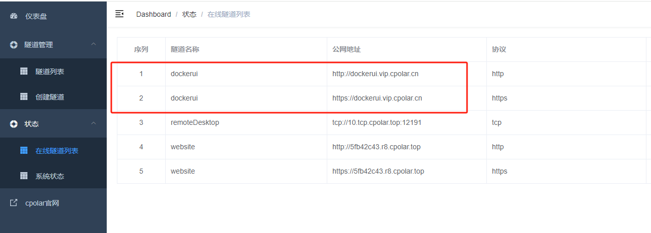 使用DockerUI结合内网穿透工具轻松实现公网访问和管理docker容器,98581ee02c427810ad94270e98d6882,第13张