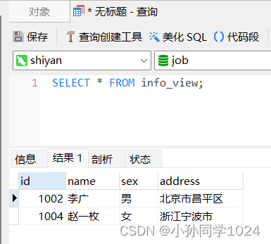 数据库系统原理及MySQL应用教程实验六视图创建与管理,第6张