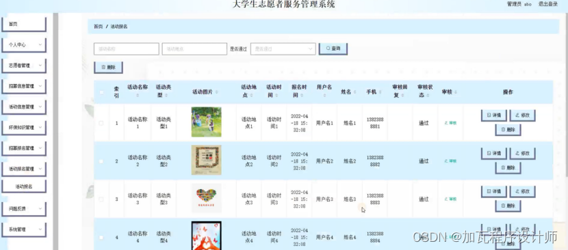 基于Spring Boot的学生志愿者管理系统的设计与实现,第24张