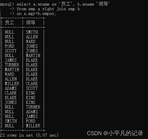 SQL——多表连接查询,第8张