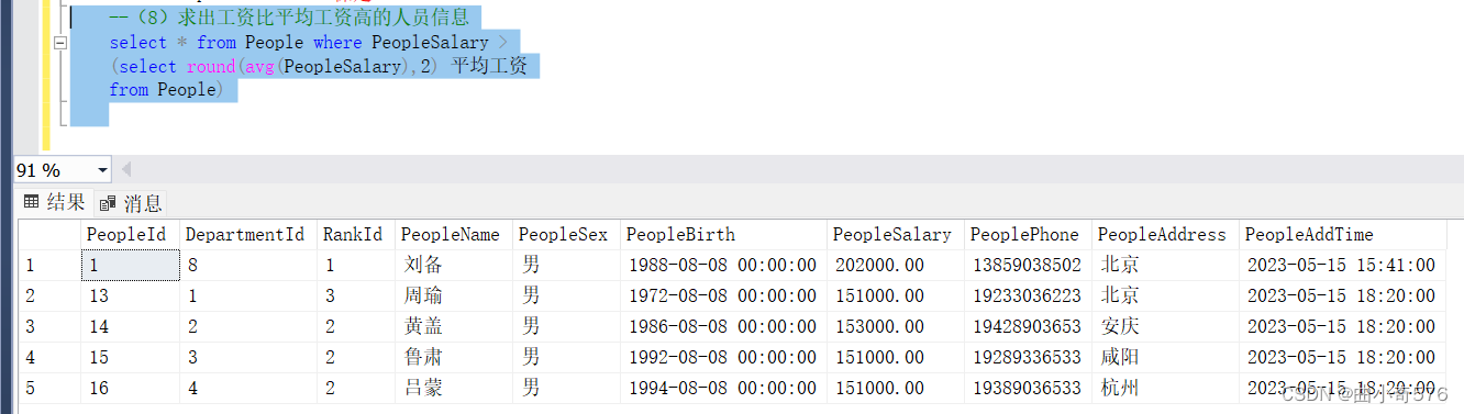 SQL SERVER数据库：SQL看这一篇就看够了（附详细代码及截图）,第36张