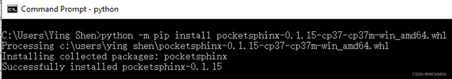 Python安装.whl文件流程及问题解决,在这里插入图片描述,第4张
