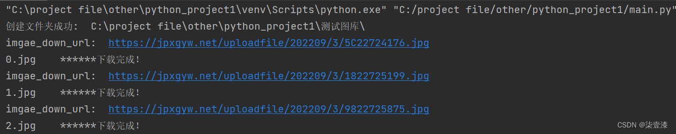 Python应用开发——爬取网页图片,开始运行,第3张